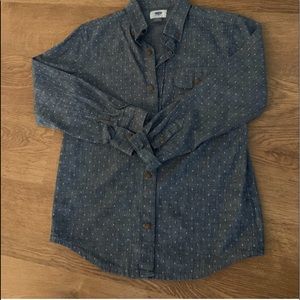Old Navy boys size. 10 cotton button down shirt .